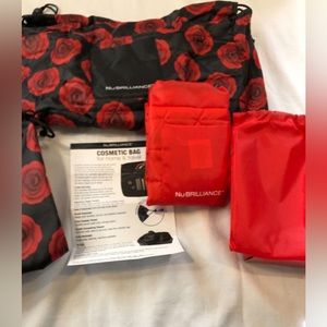 NIB 2 pc Nu Brilliance Cosmetic Bag